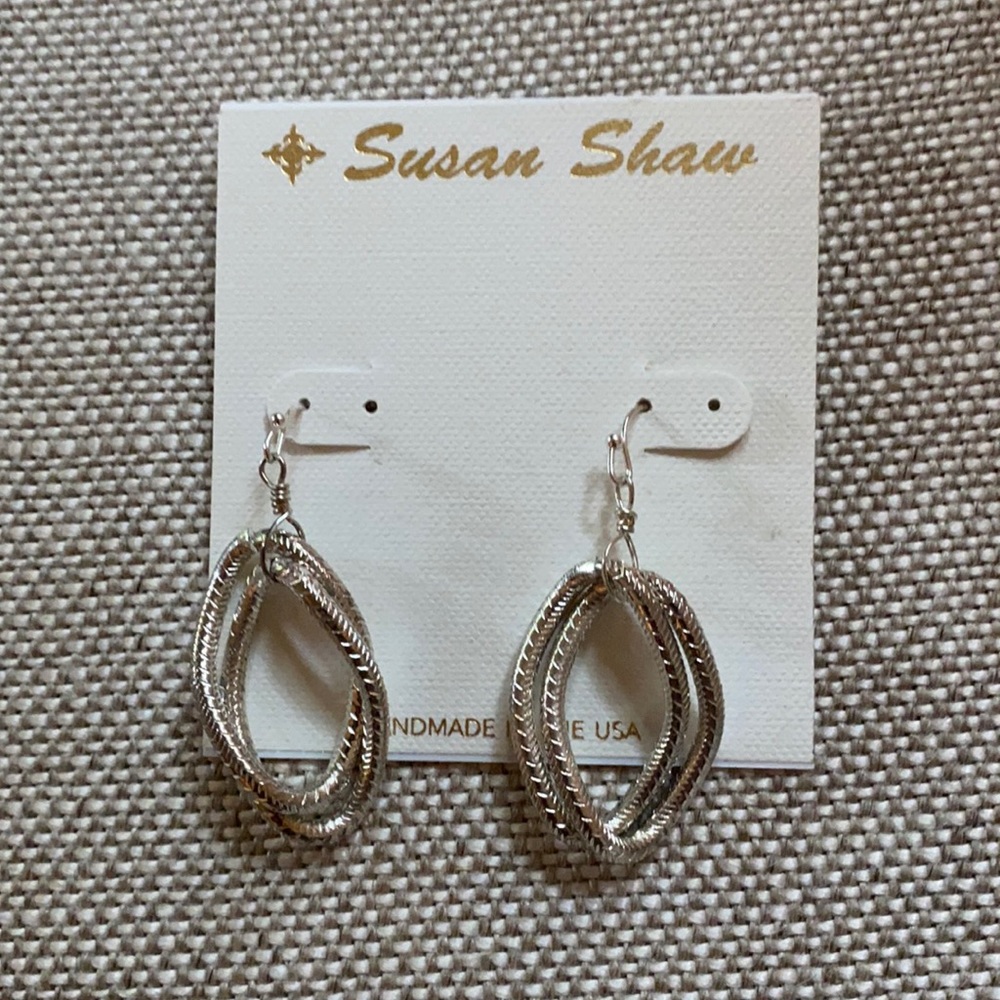 Silver earrings